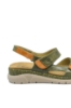 Imagine Sandale damă reglabile kaki, din piele naturală OTR12501