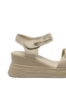 Imagine Sandale comode cream din piele naturală cu împletituri FNX8702-1