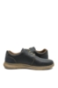 Imagine Pantofi casual bleumarin din piele naturală cu calapod lat RIK10402-14
