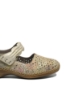 Imagine Pantofi perforați cu baretă multicolori din piele naturală RIK41399-92