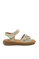 Imagine Sandale damă utracomode crem, din piele naturală FNX33177