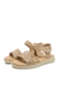 Imagine Sandale damă utracomode bej apricot, din piele naturală FNX33192