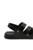 Imagine Sandale bărbați cu capse și barete, negre din piele naturală FNX2904-3