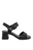 Imagine Sandale damă reglabile, negre din piele naturală REMD1K51-00