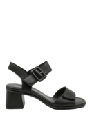 Imagine Sandale damă reglabile, negre din piele naturală REMD1K51-00