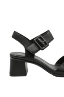 Imagine Sandale damă reglabile, negre din piele naturală REMD1K51-00