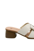 Imagine Saboți damă bej, cu fundiță, din piele naturală REMR8759-60