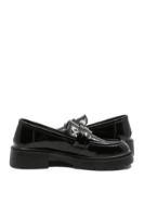 Imagine Loaferi cu platformă negri eleganți din lac OTR460007