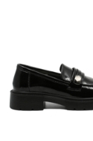 Imagine Loaferi cu platformă negri eleganți din lac OTR460007