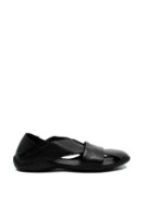 Imagine Sandale negre bărbați cu design modern și talpa cusută 3558N