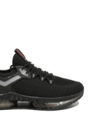 Imagine Teniși bărbați negri, din material textil tricotat GOR23611