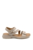 Imagine Sandale casual bej din piele naturală, cu barete reglabile OTR70447
