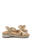Imagine Sandale ușoare din piele naturală, cu barete nude și bronz OTR70423