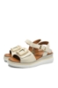 Imagine Sandale joase wedge bej din piele naturală MIR0010