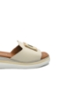 Imagine Saboți wedge damă bej din piele naturală MIR0001