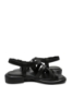 Imagine Sandale joase cu barete subțiri, negre din piele naturală OTR60018