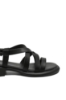 Imagine Sandale joase cu barete subțiri, negre din piele naturală OTR60018