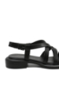 Imagine Sandale joase cu barete subțiri, negre din piele naturală OTR60018