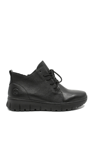 Imagine Ghete joase comode negre din piele naturală RIKN1331-00