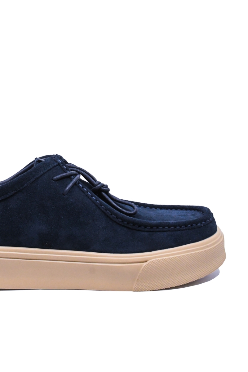Imagine Pantofi casual bărbați bleumarin din piele întoarsă FLGPCT-3