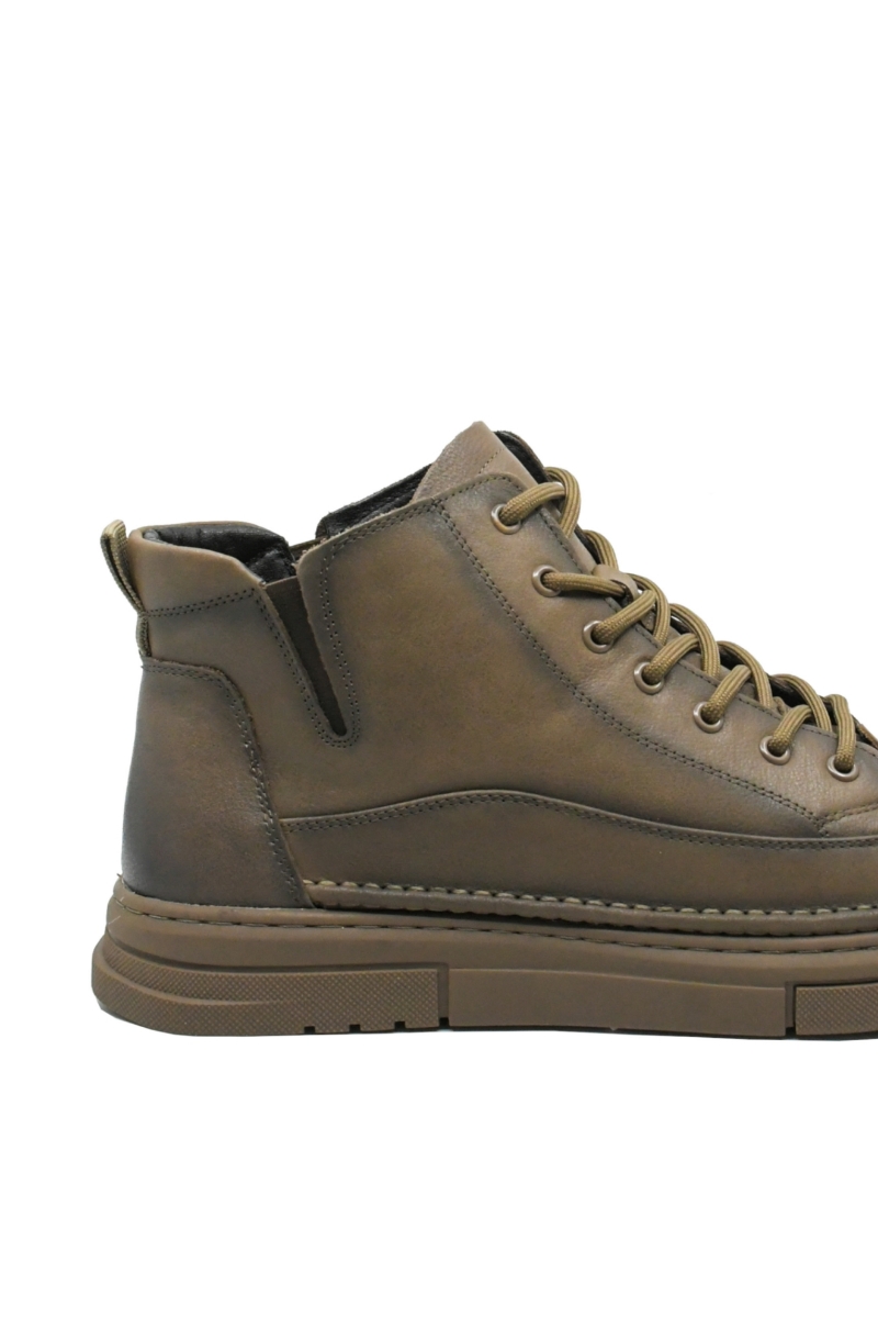 Imagine Ghete bărbați gri degrade, din piele naturală FNX999336