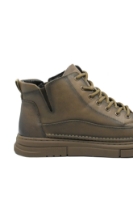 Imagine Ghete bărbați gri degrade, din piele naturală FNX999336