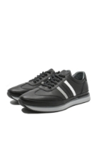 Imagine Pantofi sport bărbați negri clasici din piele naturală GOR2101