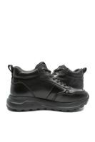 Imagine Ghete casual sport bărbați negre din piele naturală FNX6908