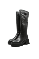 Imagine Cizme damă înalte negre din piele naturală GOR6037