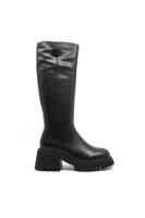 Imagine Cizme damă înalte negre din piele naturală GOR6037