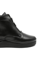 Imagine Ghete damă casual până la gleznă, negre din piele naturală MIR934410