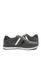 Imagine Pantofi sport bărbați clasici gri din piele naturală GOR2101