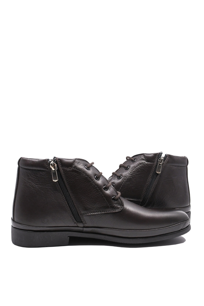 Imagine Ghete bărbați în stil derby, maro, din piele naturală GOR125M