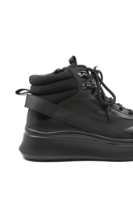 Imagine Ghete înalte casual sport negre din piele naturală OTR270017