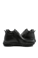 Imagine Ghete bărbați negre din piele naturală, cu cusături în relief GOR1946