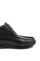 Imagine Ghete bărbați negre din piele naturală, cu cusături în relief GOR1946