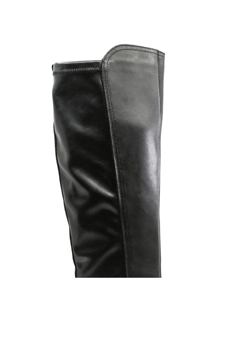 Imagine Cizme damă până la genunchi, negre, din piele naturală REMD2W77-00