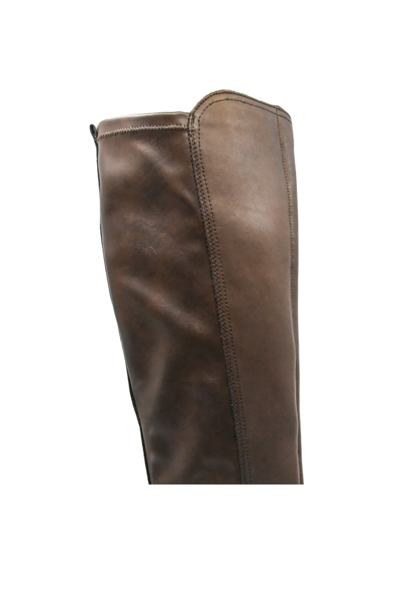 Imagine Cizme damă până la genunchi, maro, din piele naturală REMD2W77-25