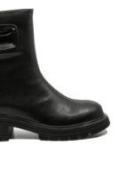 Imagine Ghete damă smart casual negre din piele naturală GOR11355