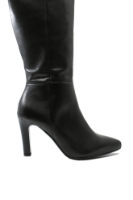 Imagine Cizme damă elegante negre, din piele naturală KOR2944