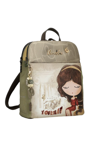 Imagine Rucsac pătrat light kaki, colecția Muse, 42705-073