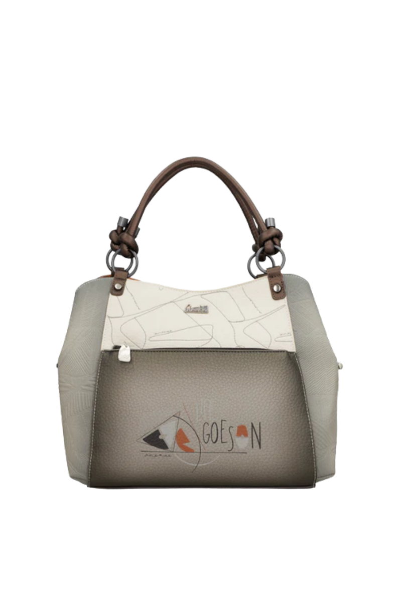 Imagine Geantă mare de mână cu mânere scurte, light grey, colecția Sophia, 42801-146