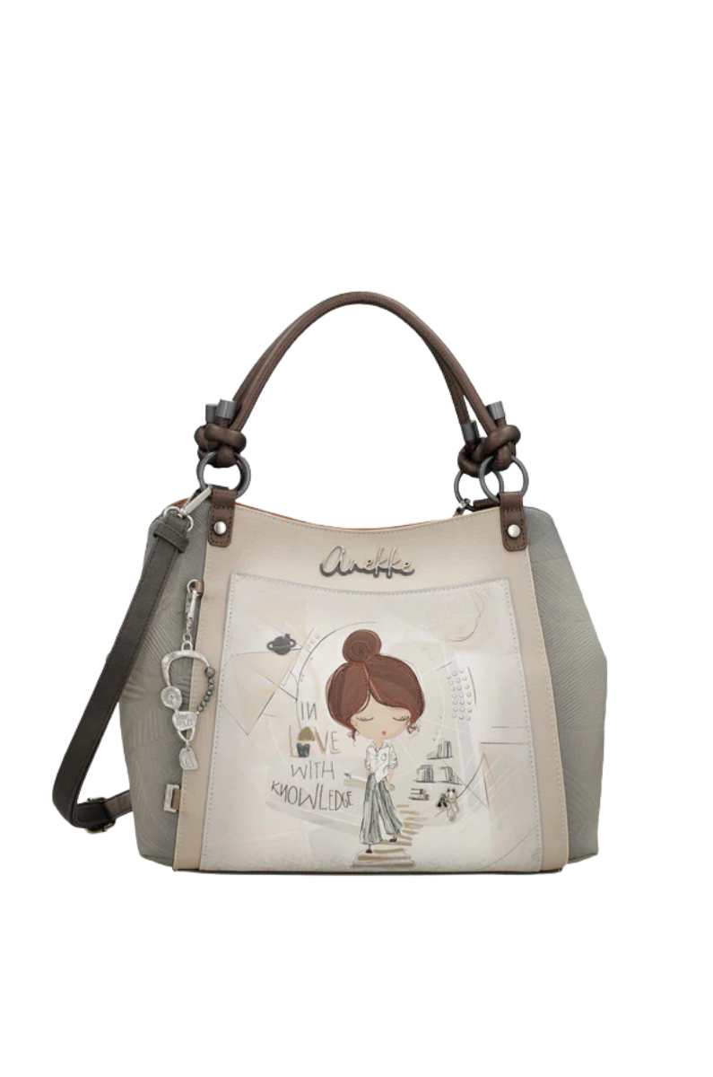 Imagine Geantă mare de mână cu mânere scurte, light grey, colecția Sophia, 42801-146