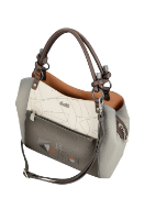 Imagine Geantă mare de mână cu mânere scurte, light grey, colecția Sophia, 42801-146