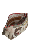 Imagine Poșetă crossbody ovală, bej, colecția Muse, 42703-541