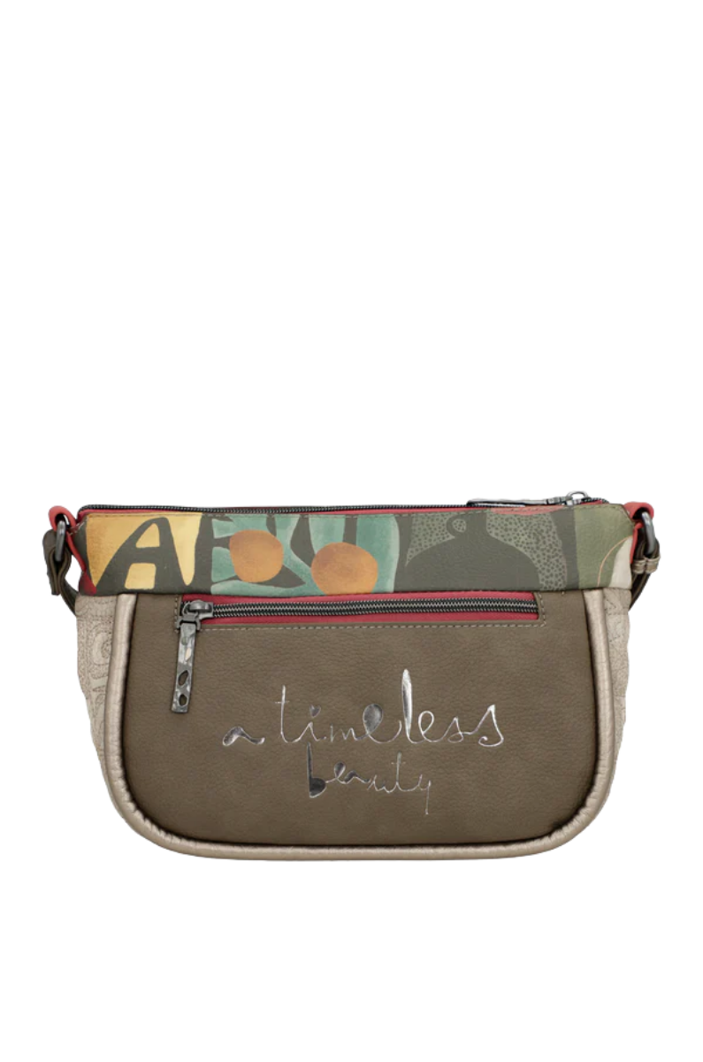 Imagine Poșetă crossbody ovală, bej, colecția Muse, 42703-541
