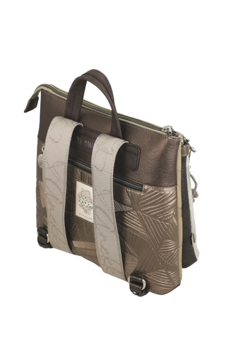 Imagine Rucsac pătrat gri sidefat, colecția Sophia, 42805-233