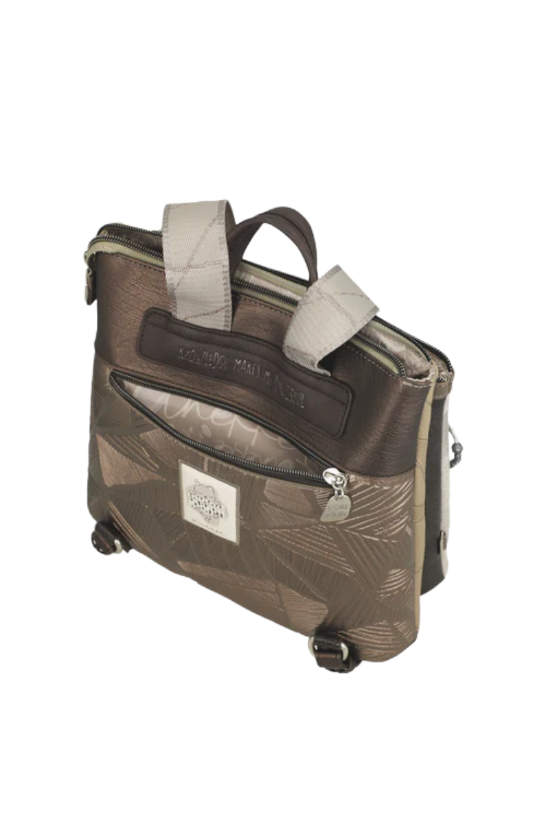 Imagine Rucsac pătrat gri sidefat, colecția Sophia, 42805-233