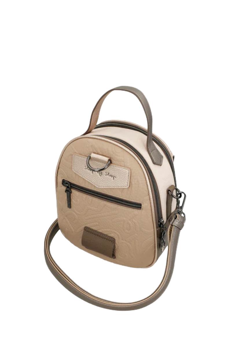 Imagine Rucsac mic alb cu detalii multicolor, colecția Olympia 42745-250