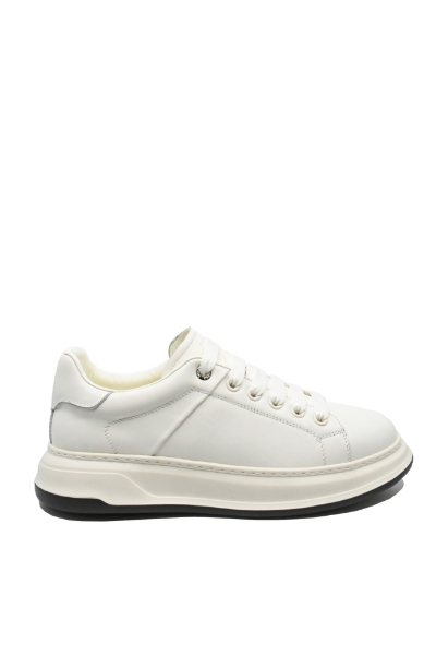 Imagine Pantofi bărbați sport lifestyle-ready , albi, din piele naturală FNX8632-1